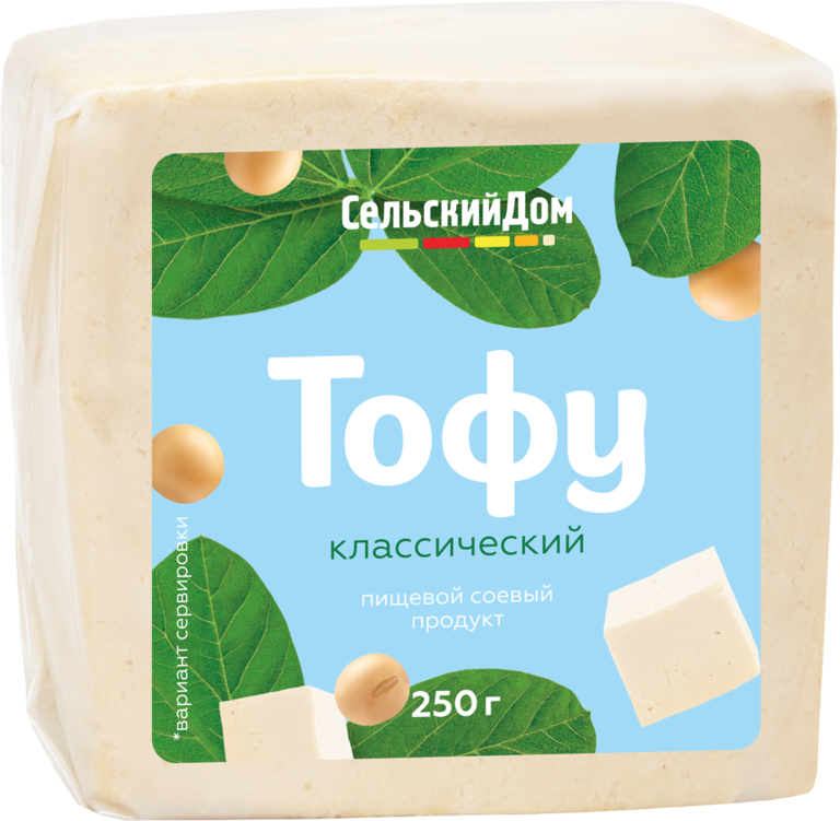 Продукт соевый тофу «Сельский дом» Классический, 250 г