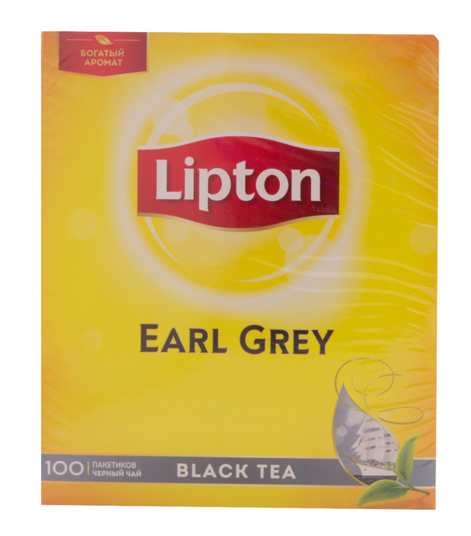 Чай черный «Lipton» Эрел Грей, 100 пакетиков