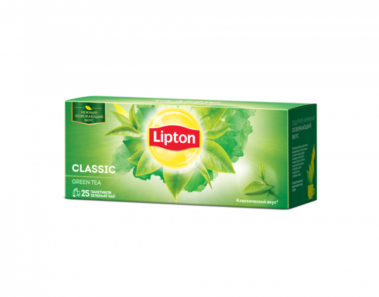 Чай зеленый «Lipton» Classic Green, 25 пакетиков