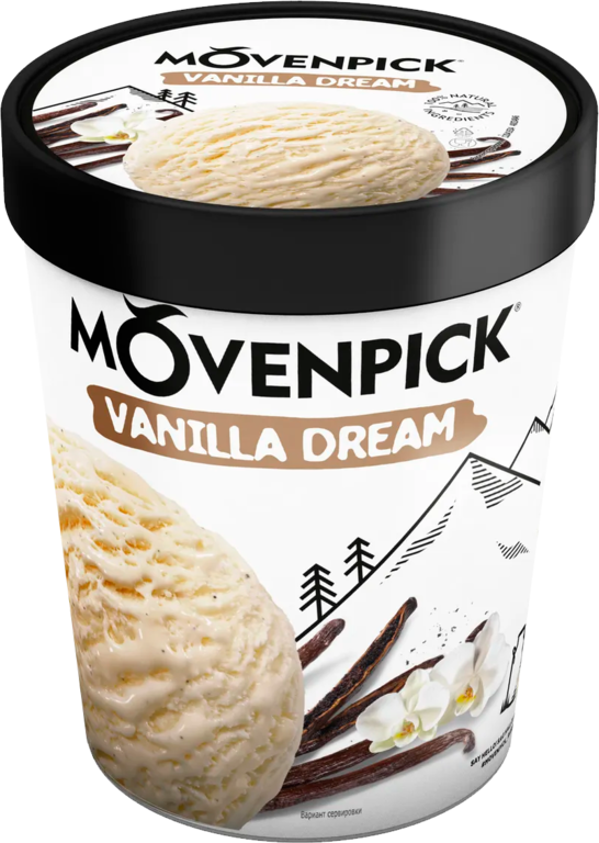Мороженое «Movenpick» Ванильное, 480 мл