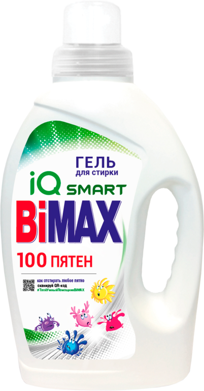 Гель для стирки «Bimax» 100 пятен, 1,3 кг