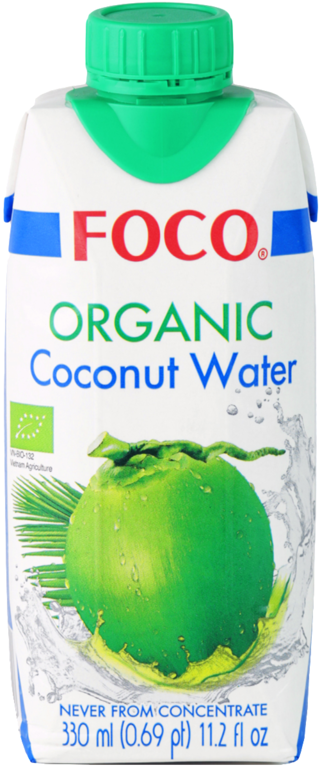 Кокосовая вода «FOCO» Organic, 330 мл