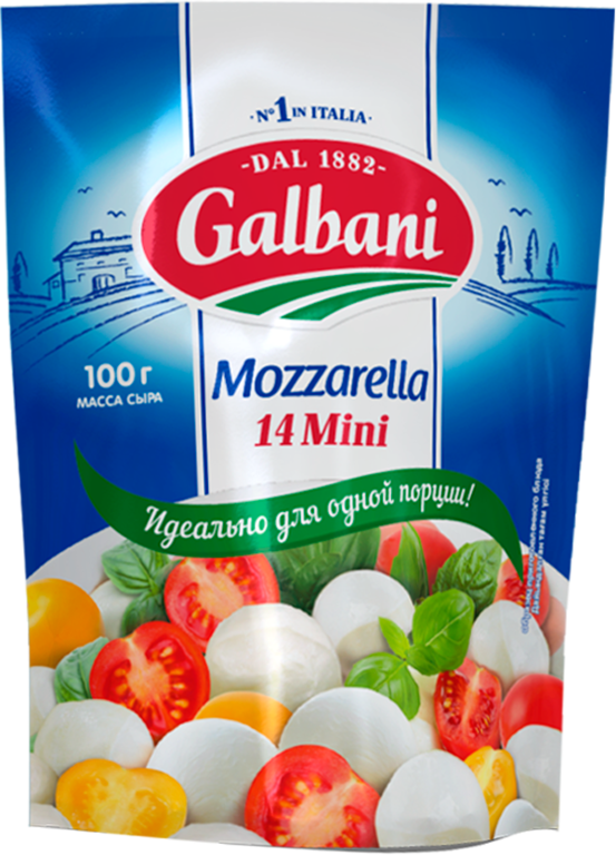 Сыр 45% «Galbani» mini моцарелла, 100 г