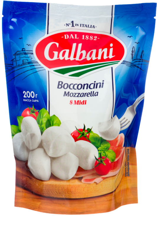 Сыр 45% «Galbani» Моцарелла Bocconcini midi, 200 г