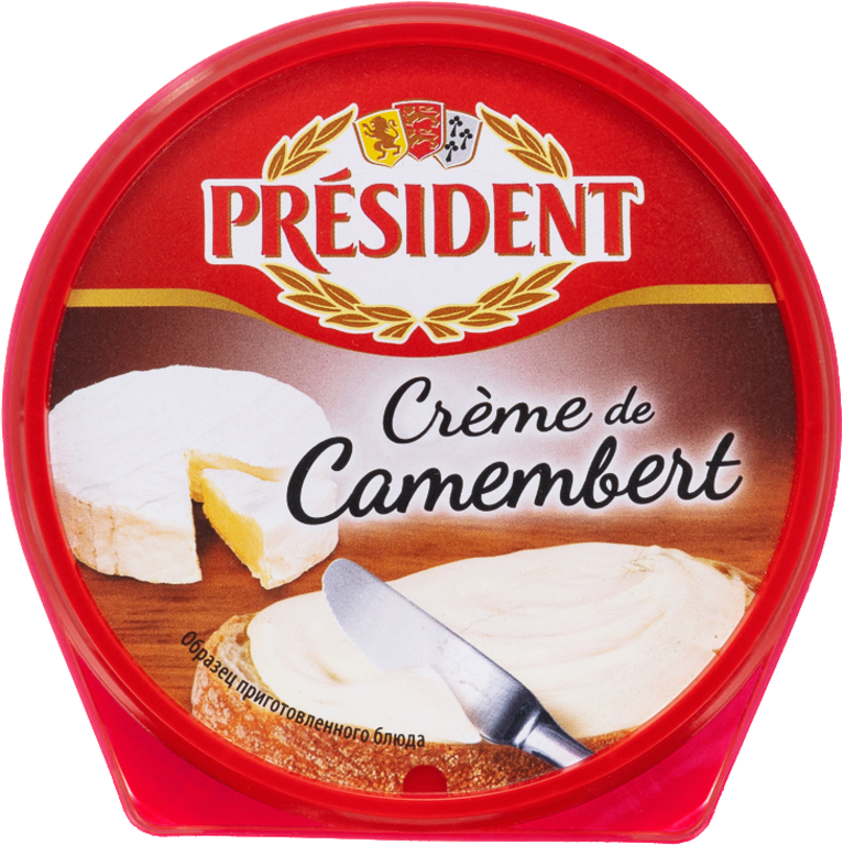 Сыр плавленый 50% «PRESIDENT» Crème de Camembert, 125 г