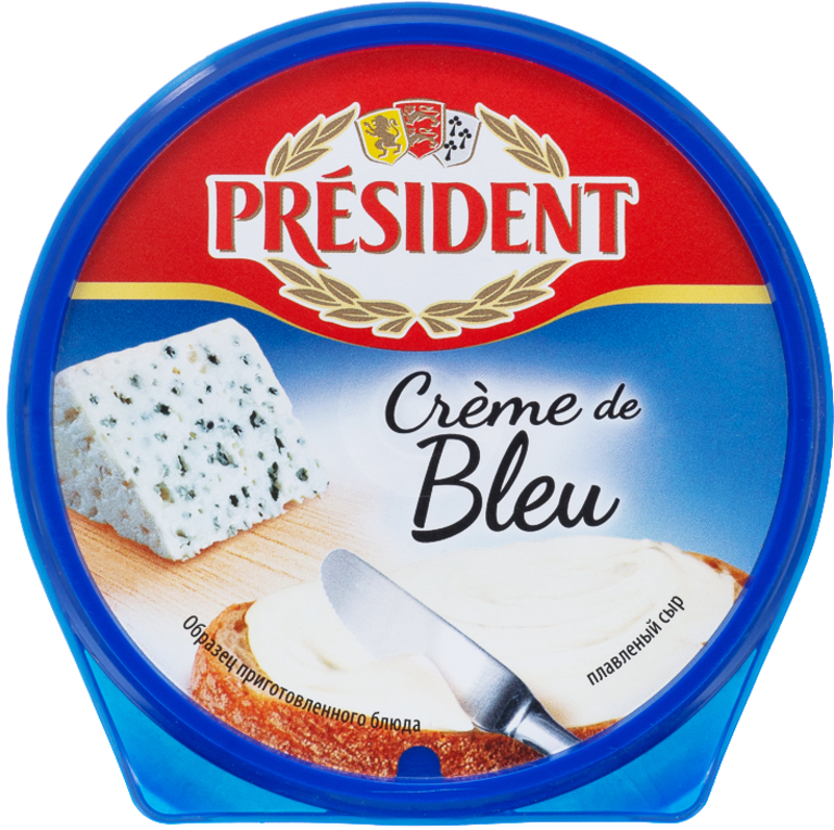 Сыр плавленый 50% «PRESIDENT» Crème de Bleu, 125 г