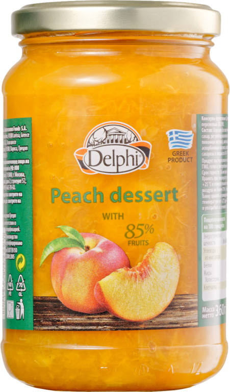 Десерт «Delphi» Персиковый, 360 г