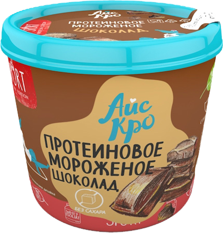 Протеиновое мороженое «АйсКро» Шоколадное, 75 г