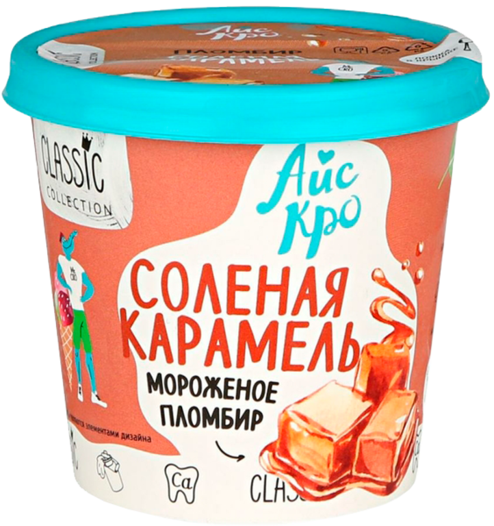 Мороженое «АйсКро» Соленая карамель, 75 г