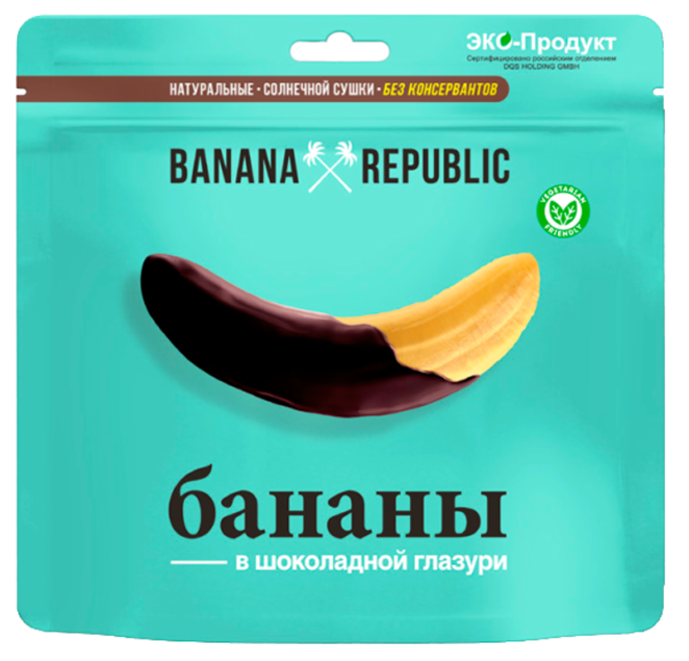 Банан сушеный «Banana Republic» в шоколаде, 200 г
