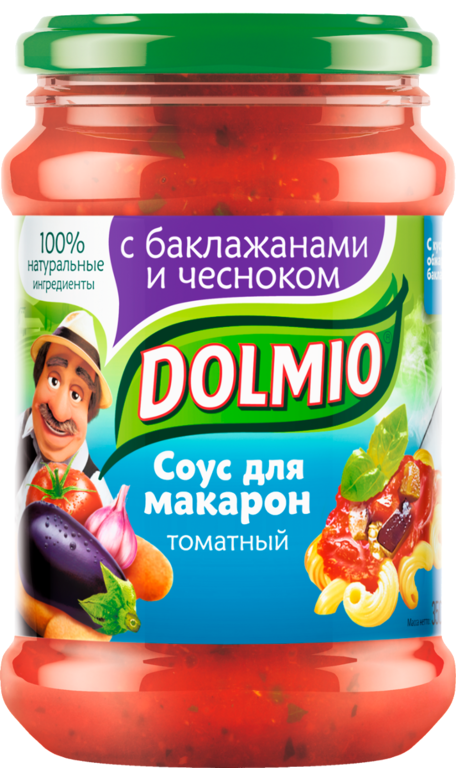 Томатный соус «Dolmio» с баклажанами и чесноком, 350 г