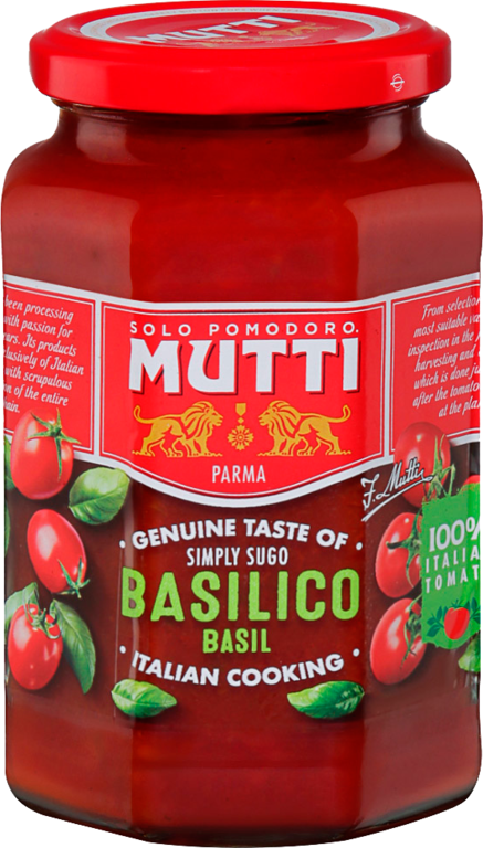 Соус томатный «Mutti» с базиликом, 400 г