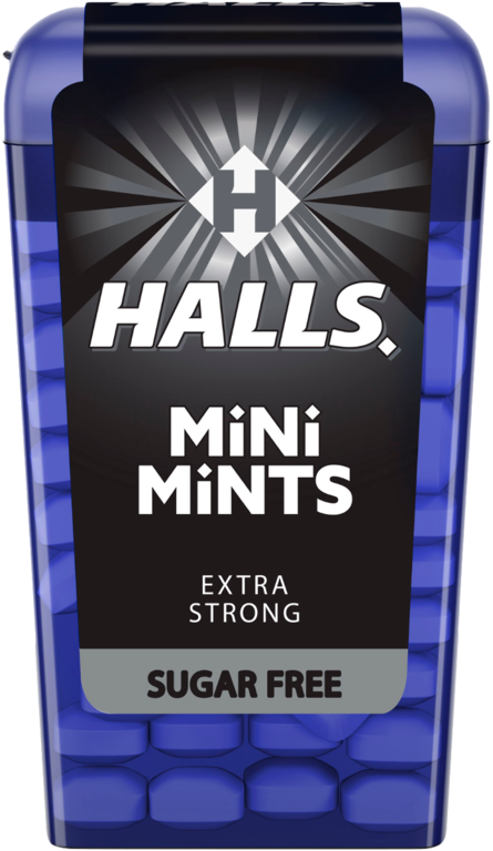 Освежающие конфеты «Halls» Mini Mints Extra strong без сахара, 12,5 г