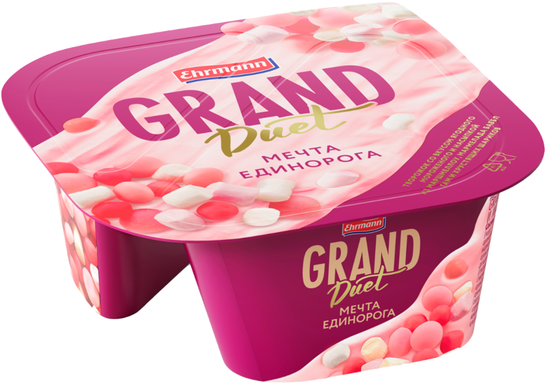Десерт творожный 5.5% «Grand Duet» со вкусом ягодного мороженого, 135 г