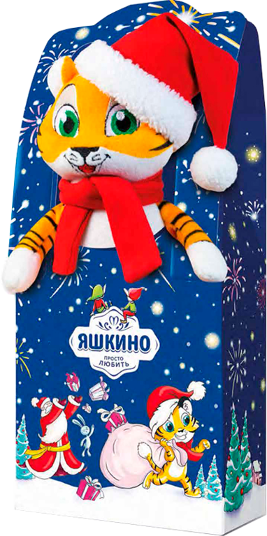 Новогодний набор «Яшкино» сумочка с игрушкой, 370 г