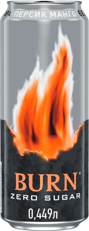 Энергетический напиток «Burn» Персик-манго, 449 мл