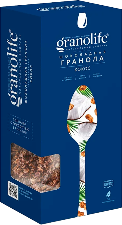 Гранола «Granolife» Шоколад и кокос, 200 г