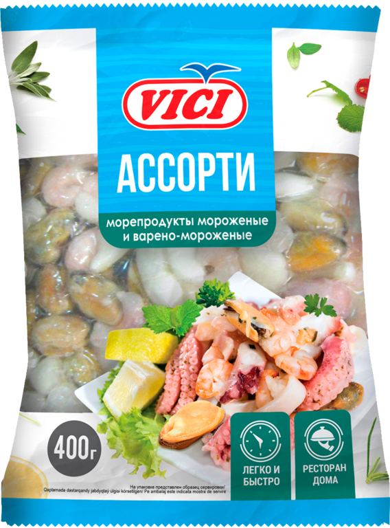Ассорти из морепродуктов «Vici», 400 г