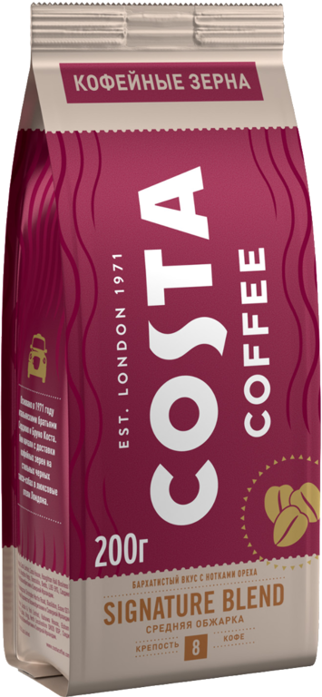 Кофе «Costa coffee» Signature Blend в зернах, 200 г