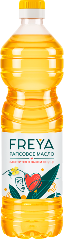 Масло рапсовое «Freya» рафинированное дезодорированное, 800 мл