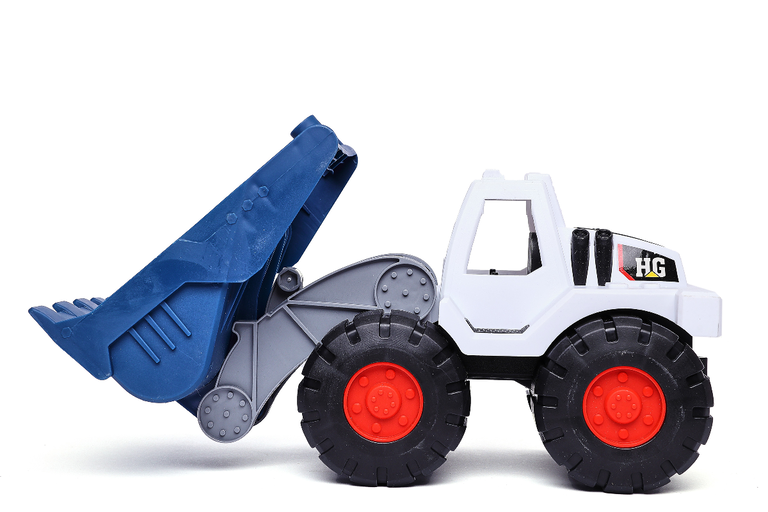 Экскаватор-погрузчик с инерцией, высота 18,3см