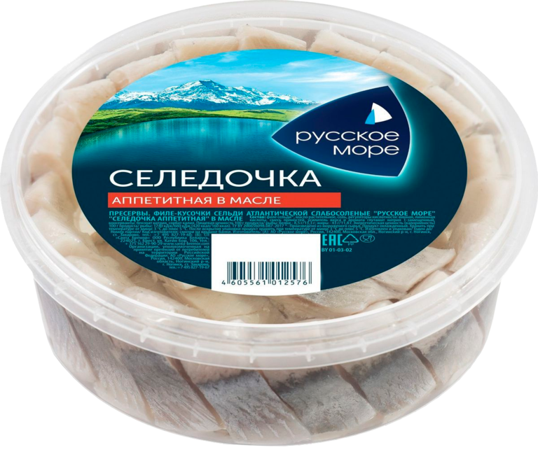 Сельдь «Русское море» Аппетитная в масле, 400 г