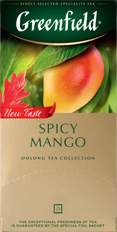 Чай оолонг «Greenfield» Spicy mango, 25 пакетиков
