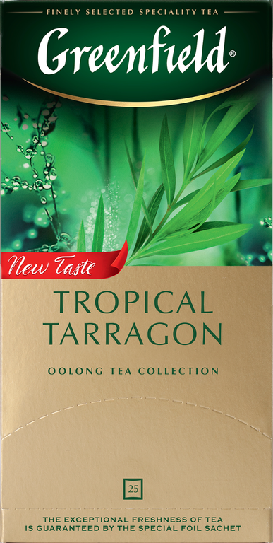 Чай оолонг «Greenfield» Tropical Tarragon, 25 пакетиков