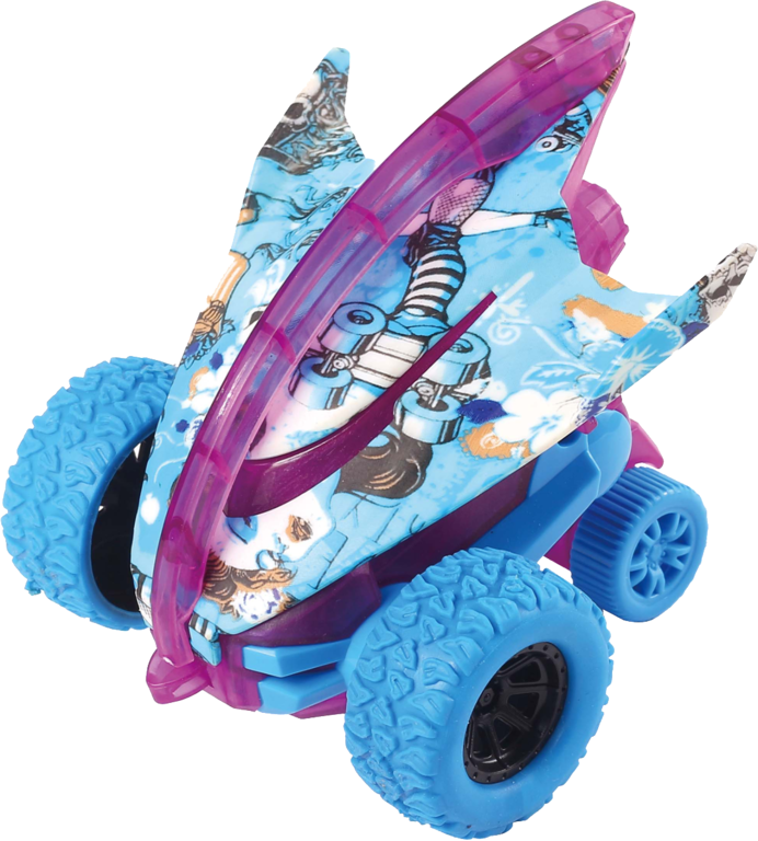 Инерционный автомобиль с граффити, со спецэффектом поворота на 360 градусов Инерционный автомобиль с граффити, со спецэффектом поворота на 360 градусов