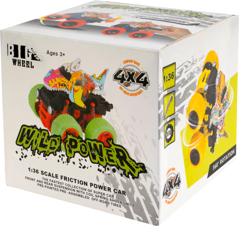Инерционная машина-акула «Wild Power» со спецэффектом поворота на 360 градусов