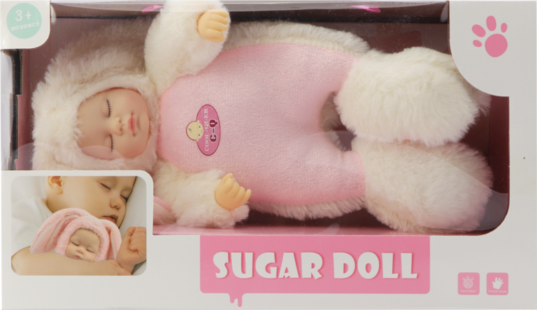 Мягкая кукла «Sugar Doll» Спящий мальчик-зайчик Sugar Doll