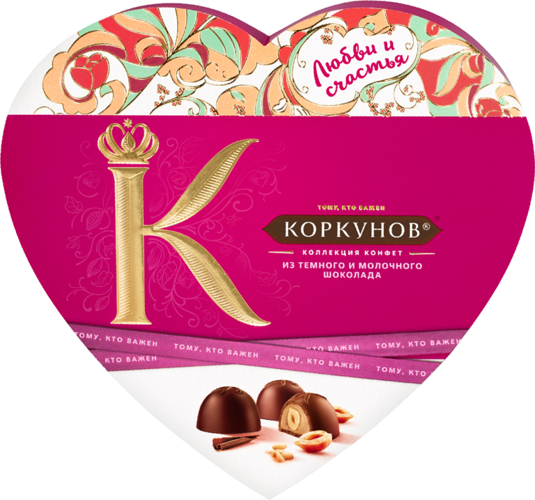Конфеты шоколадные «Коркунов» Весна в сердце, 109 г