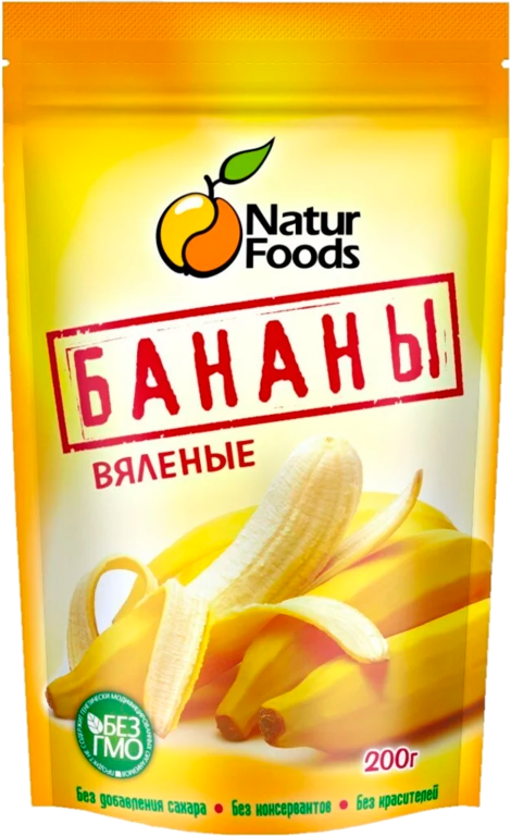 Бананы вяленые «NaturFoods», 200 г