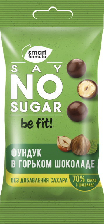 Фундук в шоколаде «Smart Formula» без добавления сахара, 50 г