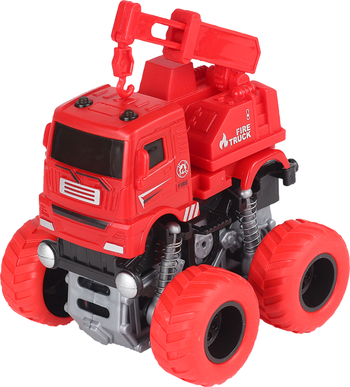 Пожарная техника «Wild Power» со спецэффектом поворота на 360 градусов, цвет: красный