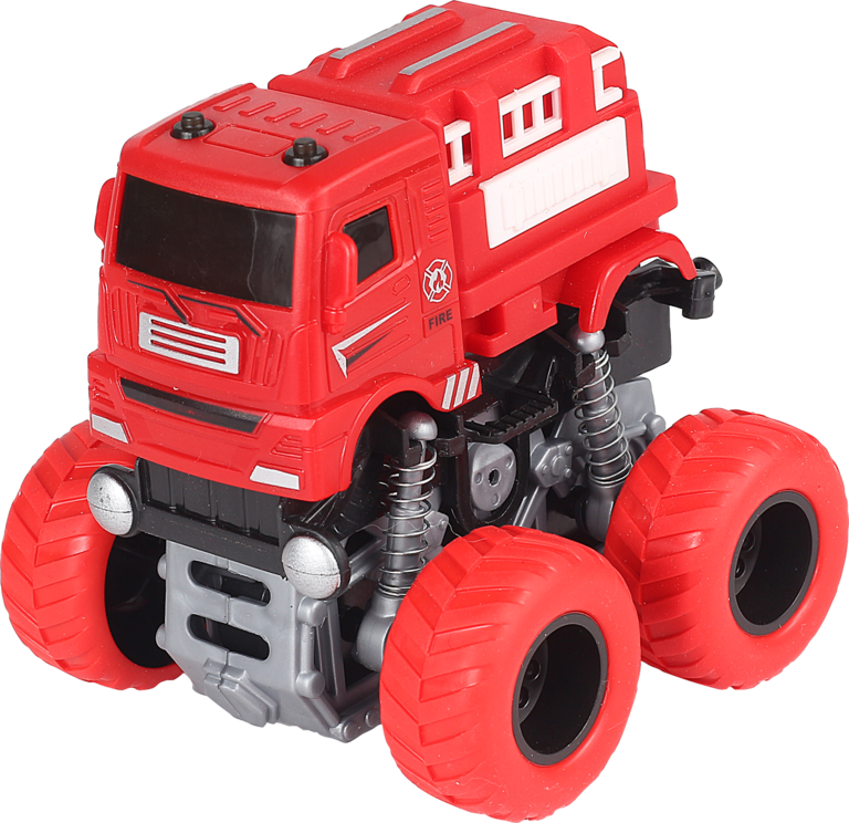 Пожарная техника «Wild Power» со спецэффектом поворота на 360 градусов, цвет: красный