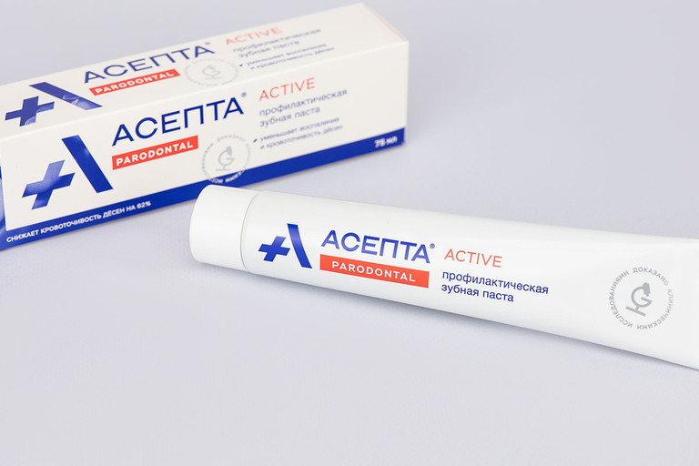 Зубная паста «Асепта» Active 2 по цене 1,, 75 г