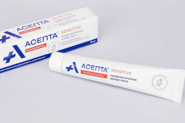 Зубная паста «Асепта» Sensitive 2 по цене 1,, 75 г
