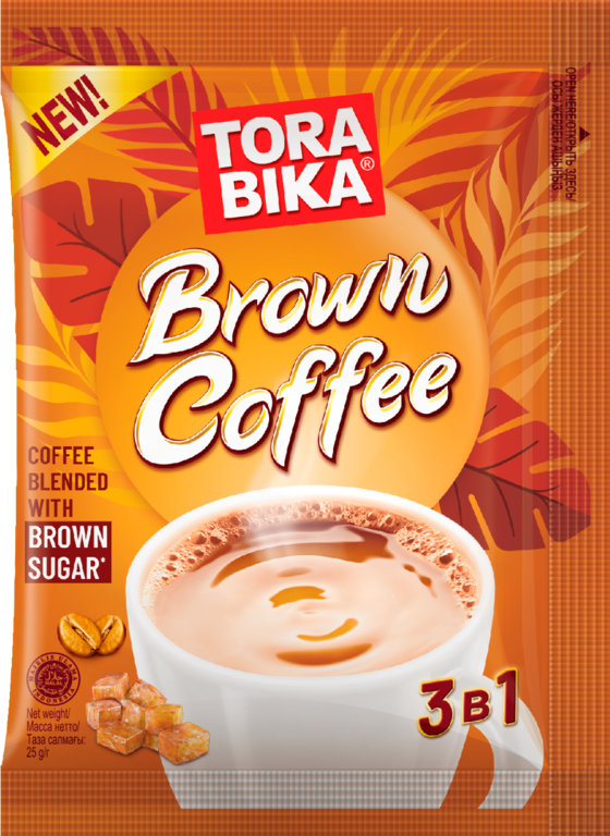 Напиток кофейный «TORABIKA» BROWN 3в1, 25 г