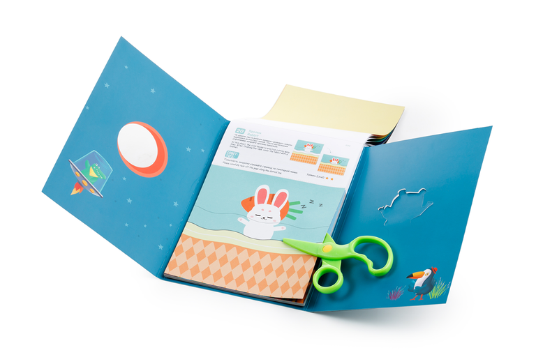 Набор для вырезания с безопасными ножницами