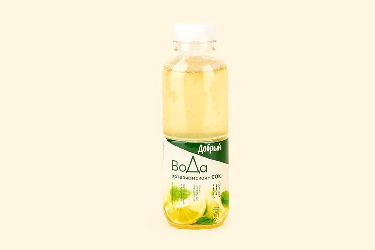 Сокосодержащий напиток «Добрый» Лимон и освежающая мята, 450 мл