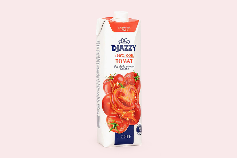 Сок «Djazzy» томатный, с мякотью, 1 л
