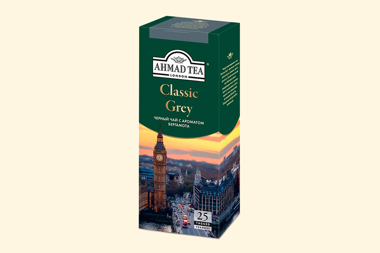 Чай черный «Ahmad Tea» Classic Grey, с ароматом бергамота, 25 пакетиков, 50 г