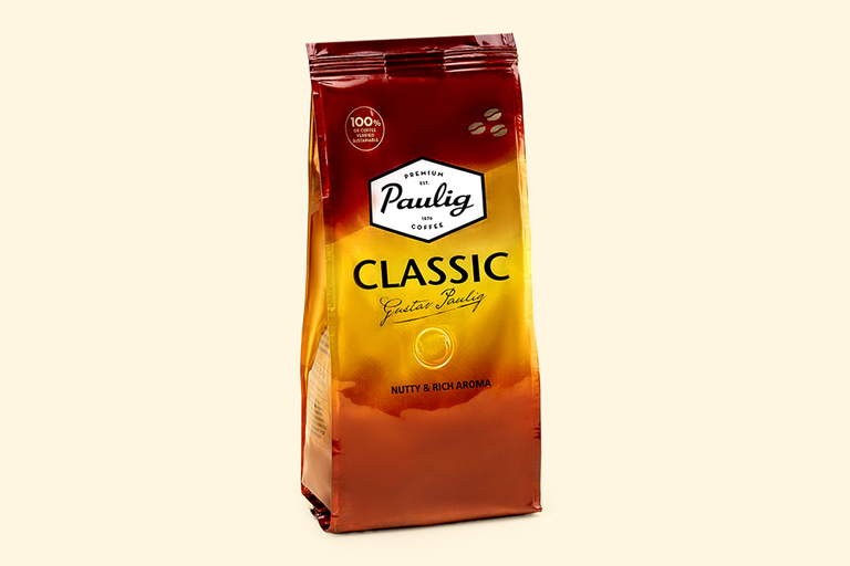 Кофе натуральный жареный в зернах «Paulig» Classic, 250 г