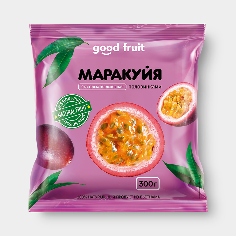 Маракуйя «Good fruit» половинки, 300 г