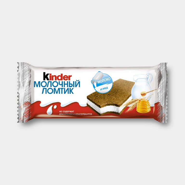 Пирожное «Kinder» Молочный ломтик, 28 г