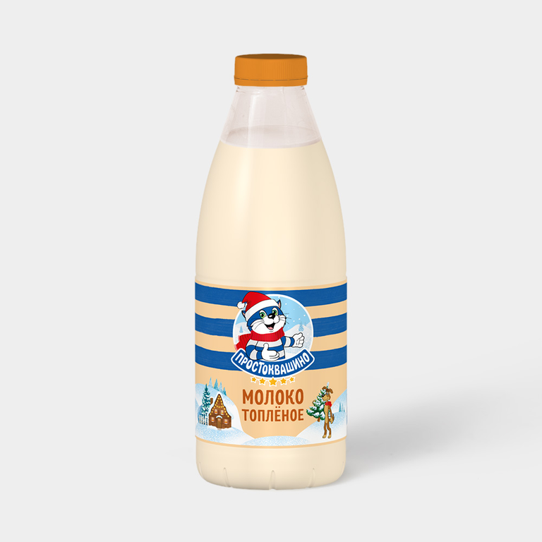 Молоко 3.2% «Простоквашино» топленое, 930 мл