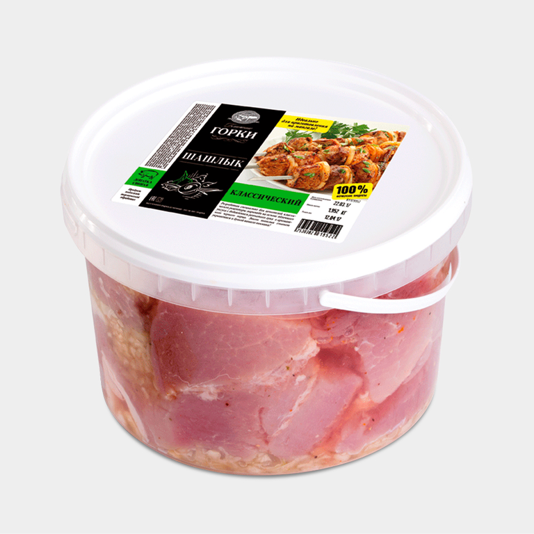 Шашлык из свинины «Ближние горки» охлажденный, 1,5 - 1,9 кг