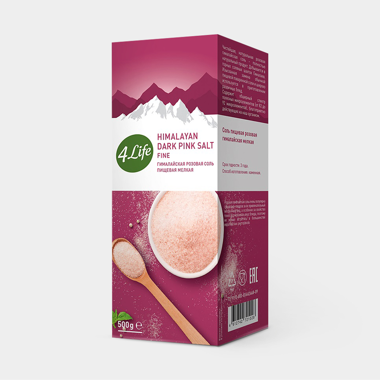 Гималайская соль «4LIFE» розовая мелкая, 500 г