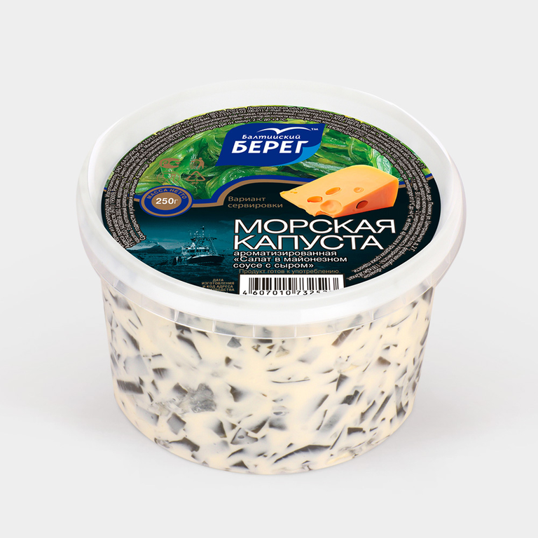 Морская капуста «Балтийский берег» с сырным соусом, 250 г